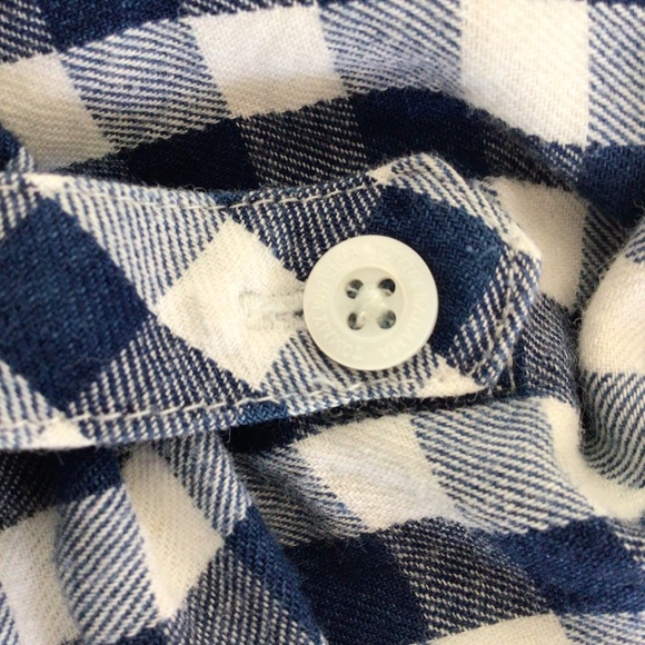 TOMMY BAHAMA BONITA CHECK PRINT POPOVER BLOUSE WOMENS SMALL - Picture 6 of 12